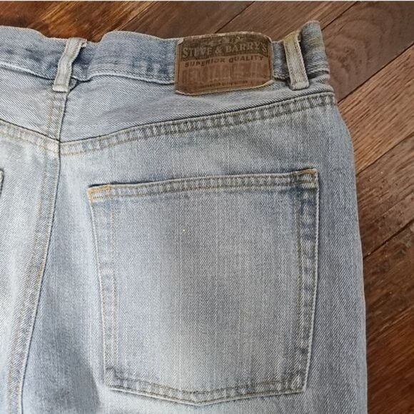 Vintage 90s High Rise Light Wash Straight Leg Jeans Unisex - Picture 13 of 13